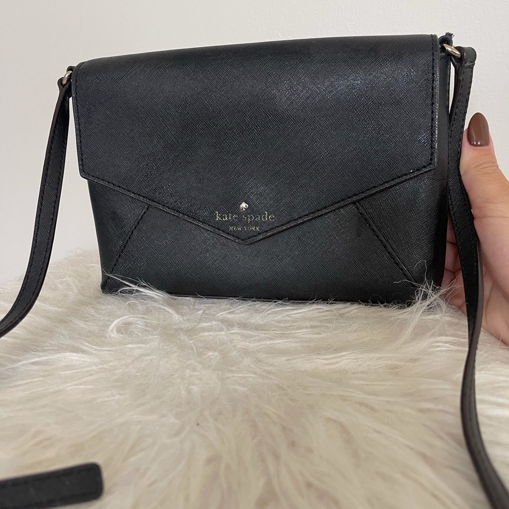 Kate Spade black cross body bag.